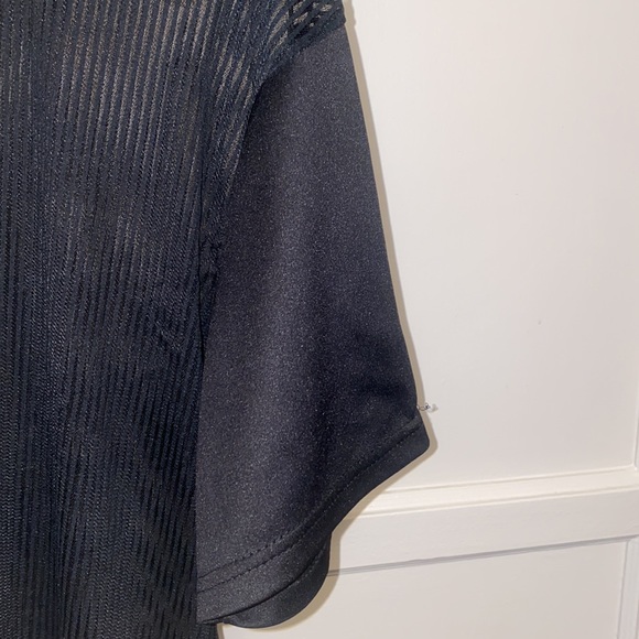 Fashion Nova Small Black Mesh Shirt - Picture 7 of 9
